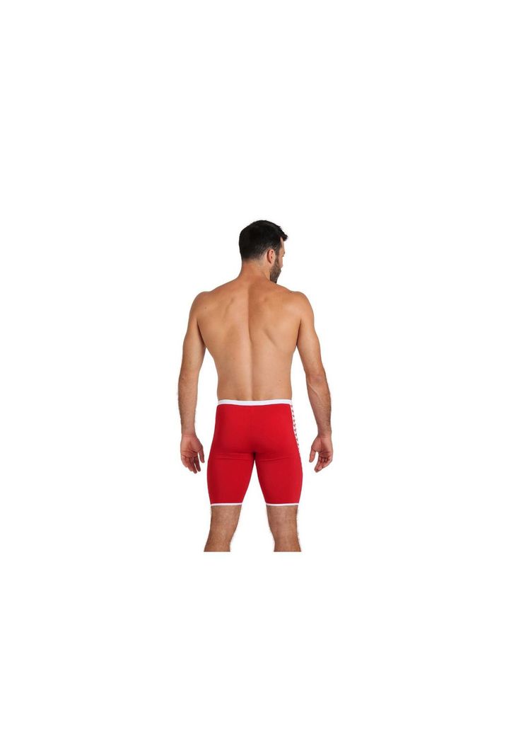 Traje baño jammer Icons Solid Rojo Arena-1