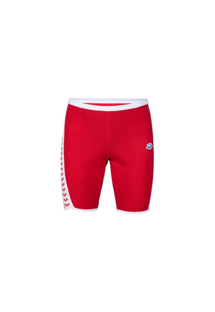 Traje baño jammer Icons Solid Rojo Arena-3