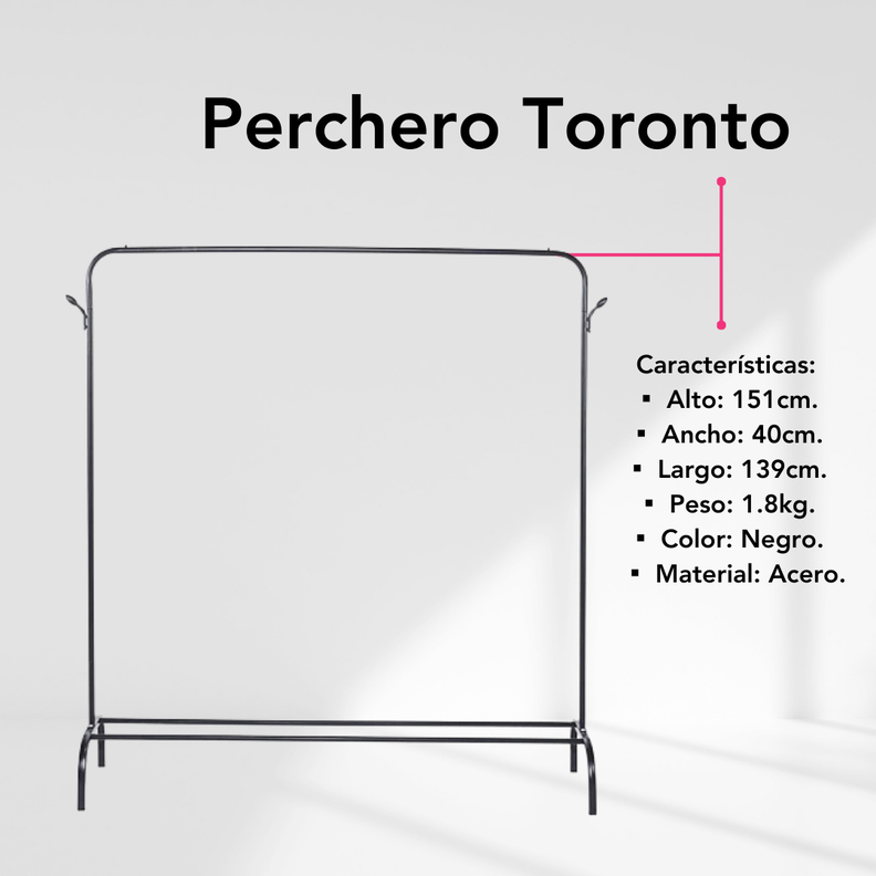Perchero Colgador Organizador de Ropa Toronto-8
