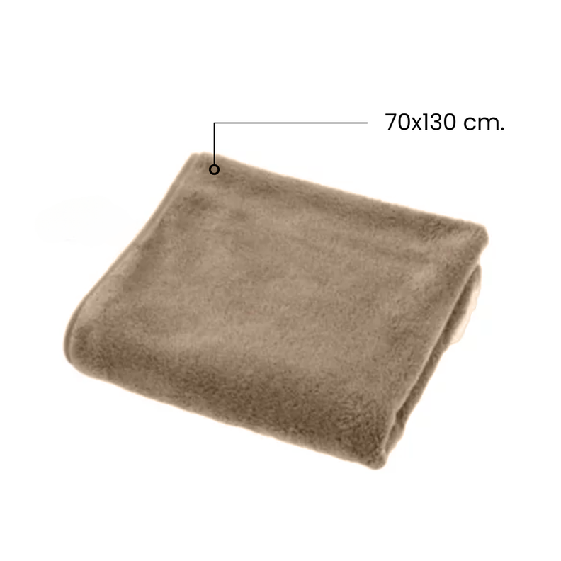 Pack 2 Toallas Taupe Microfibra 070x130-3