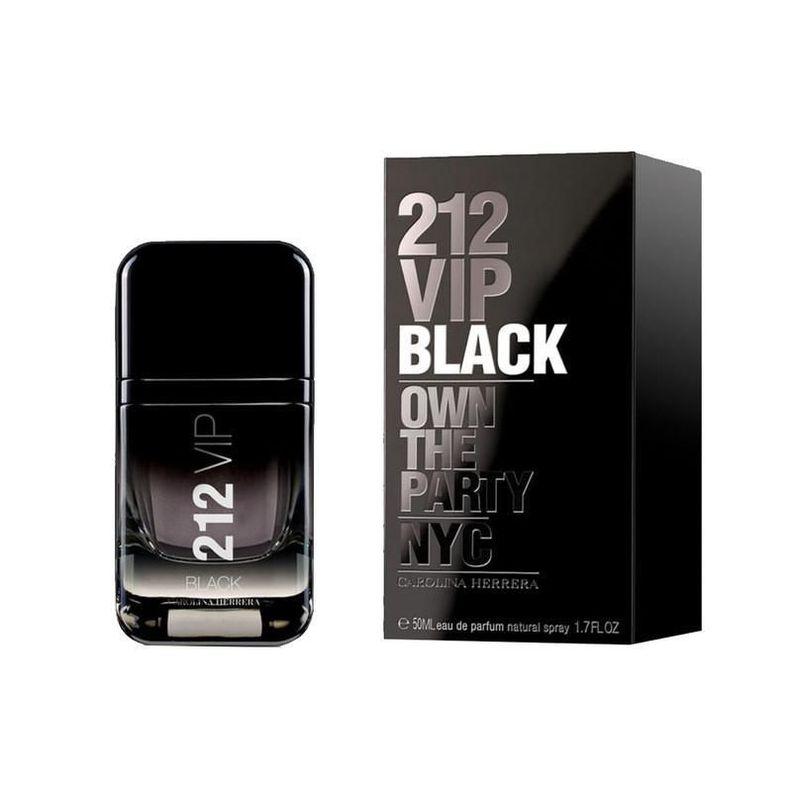 Vip Cl 18s Perfume 212 VIP BLACK EDP MEN 50 ML Carolina Herrera | Paris.cl
