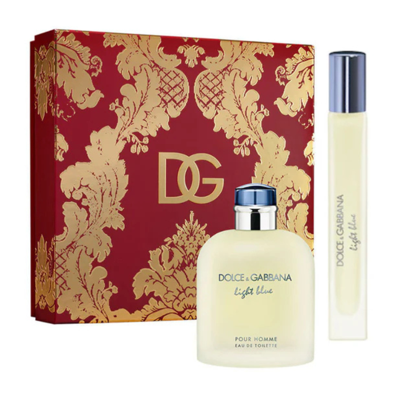 Perfume Set Dolce & Gabbana Light Blue pour Homme EDT 125ml + Mini 10ml-0