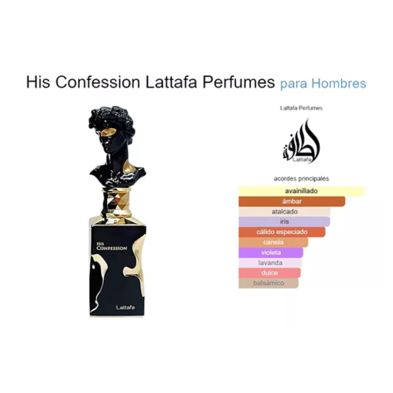 Lattafa His Confession EDP 100 ml. Hombre-2