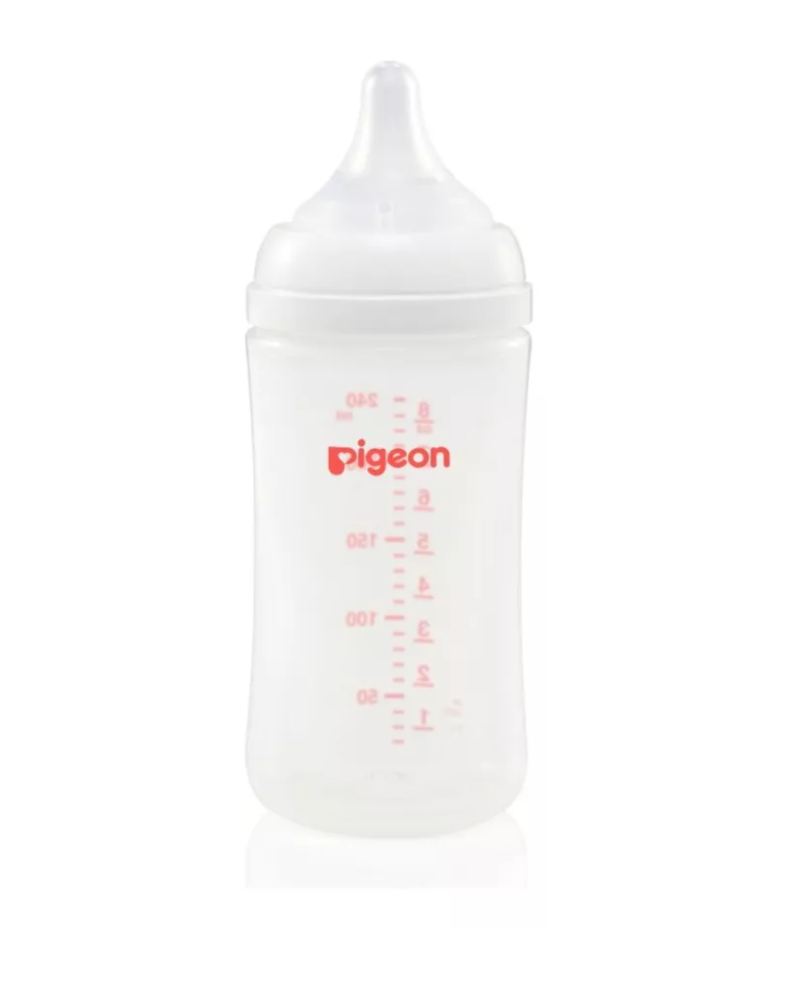 Mamadera Bebe Pigeon Softouch Boca Ancha 240ml Pp - 3+ Meses-2