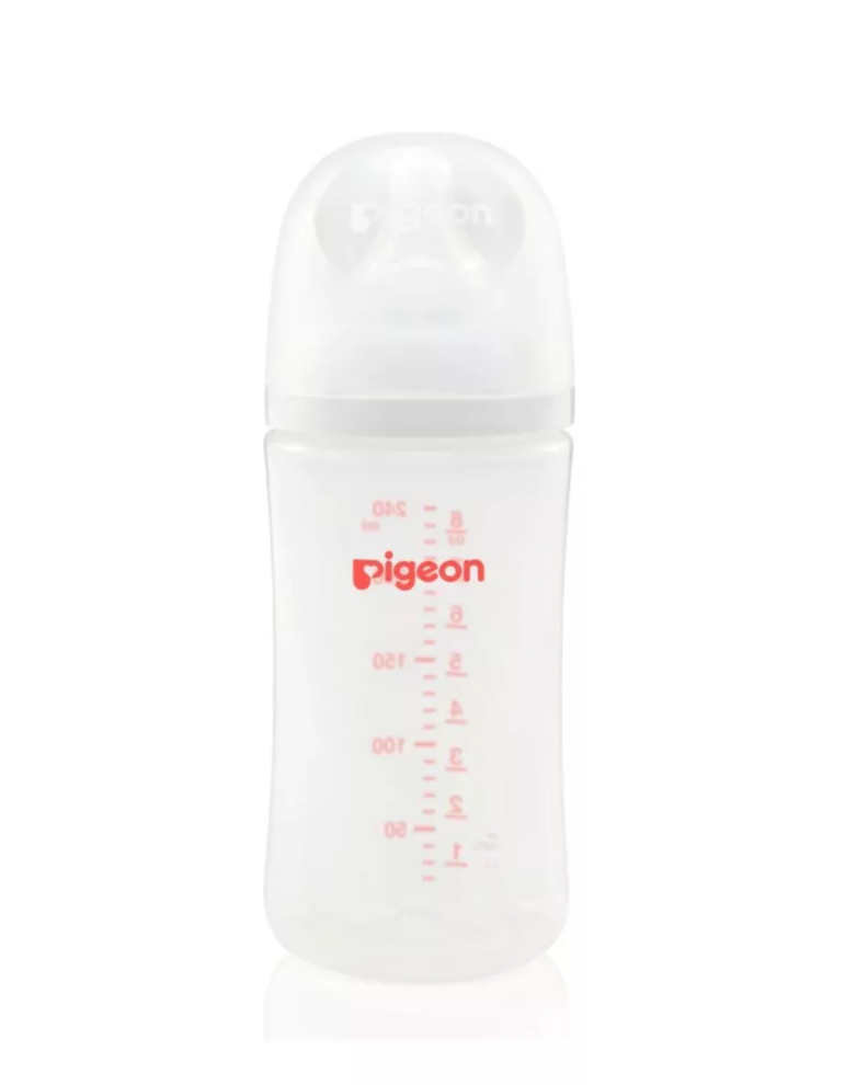 Mamadera Bebe Pigeon Softouch Boca Ancha 240ml Pp - 3+ Meses-3