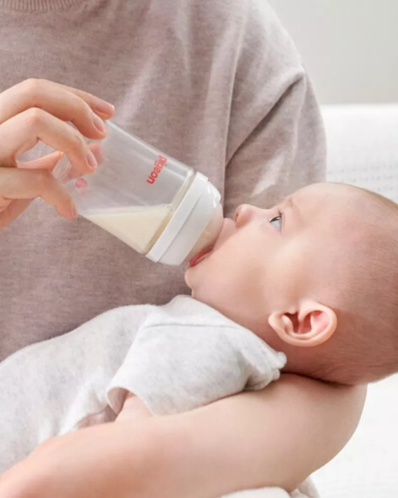 Mamadera Bebe Pigeon Softouch Boca Ancha 240ml Pp - 3+ Meses-5