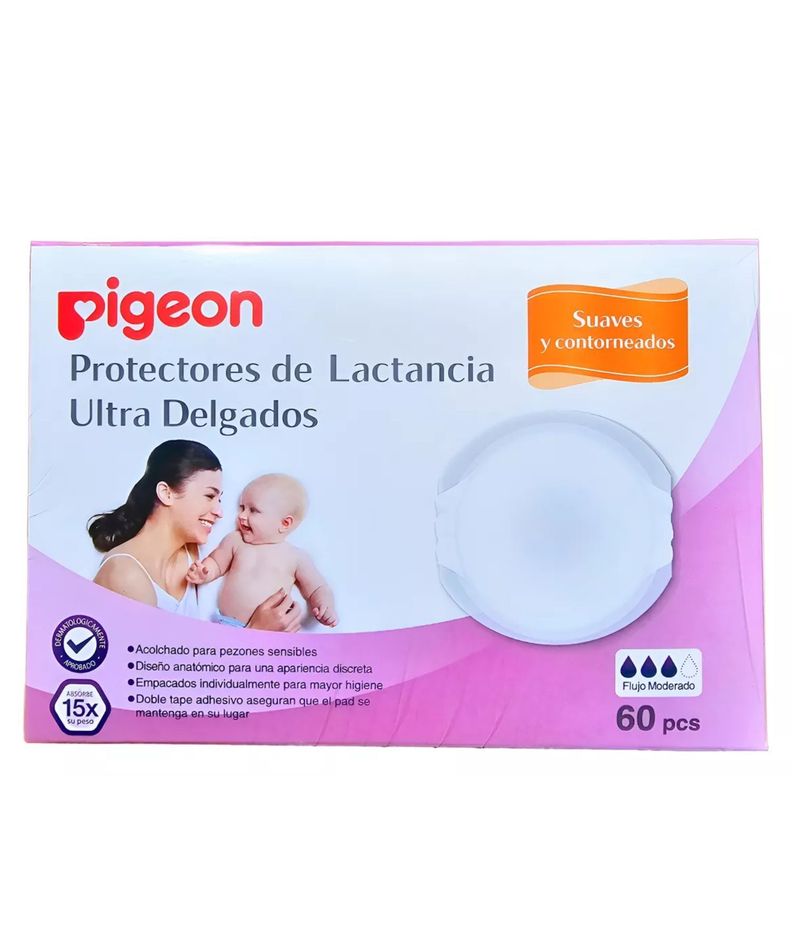 Pigeon Protector Lactancia Ultra Delgado Absorbentes 60uds-0