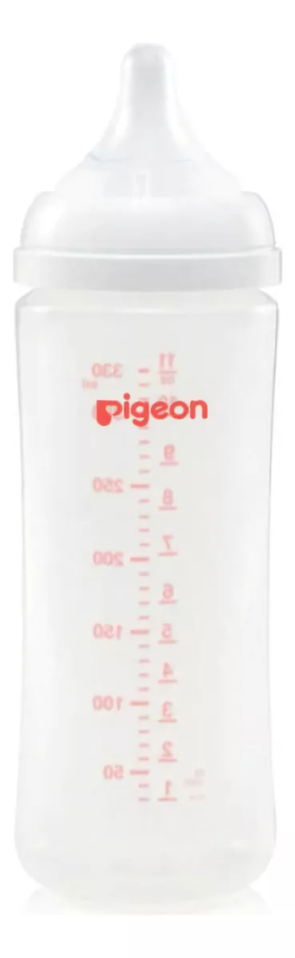 Mamadera Bebe Pigeon Softouch Boca Ancha 330ml Pp - 6+ Meses-3