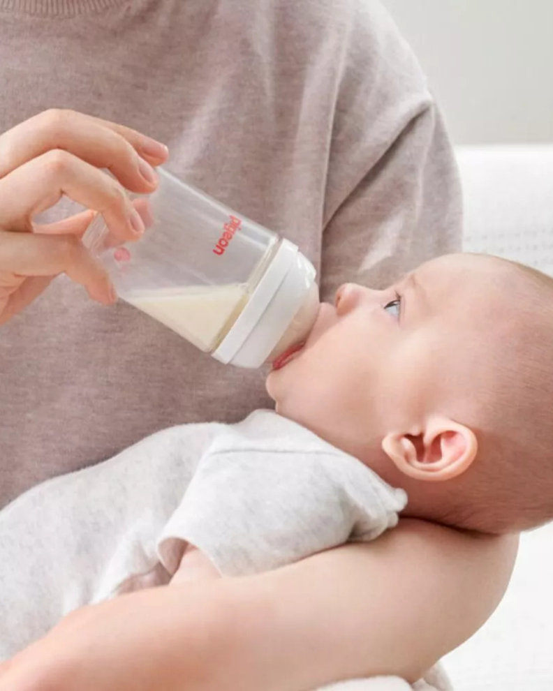 Mamadera Pigeon Softouch Boca Ancha 160ml Vidrio - 0+ Meses-4