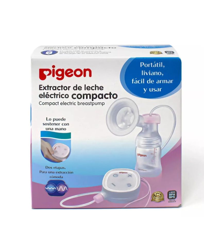 Extractor Leche Eléctrico Compacto Pigeon Saca Leche Materna-1
