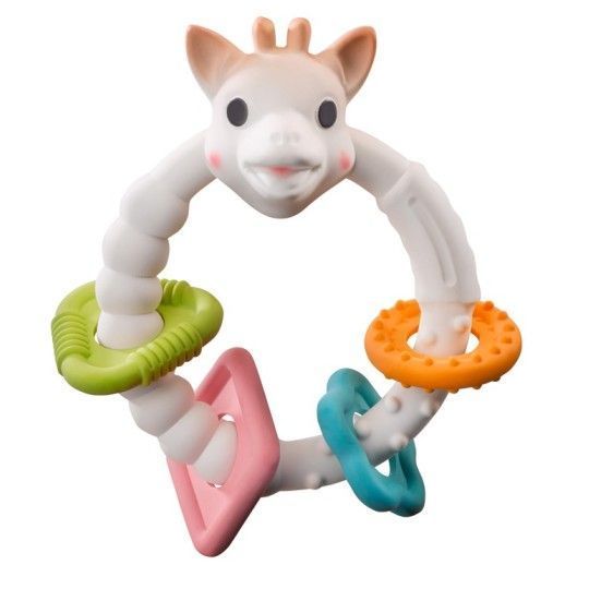 Sophie La Girafe Mordedor Sensorial Anillo Colores Vibrantes-1