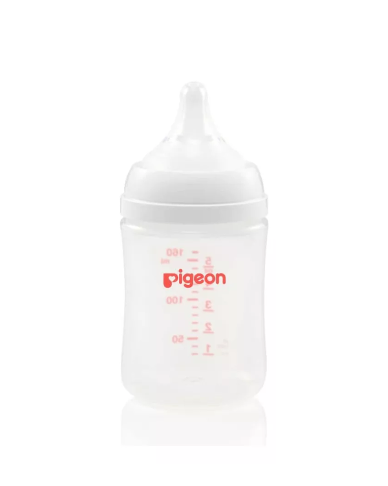 Mamadera Bebe Pigeon Softouch Boca Ancha 160ml Pp - 0+ Meses-1