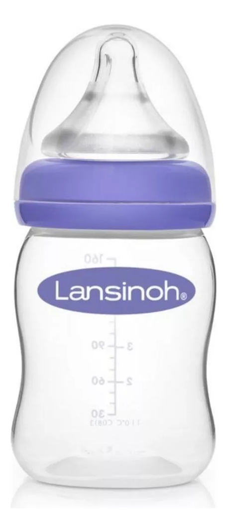 Mamadera Boca Ancha Natural Wave Lansinoh 160ml-1