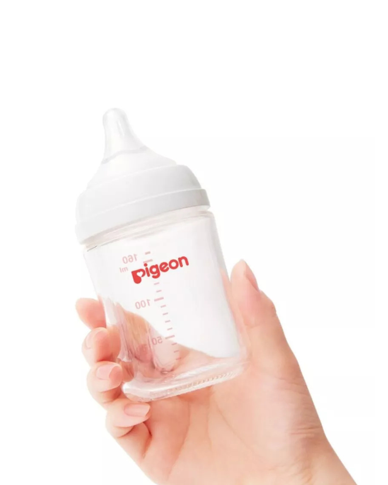 Mamadera Pigeon Softouch Boca Ancha 240ml Vidrio - 3+ Meses-4