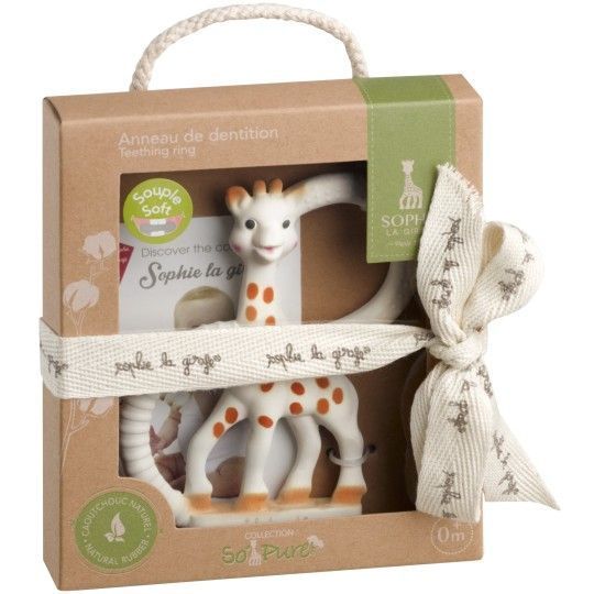 Sophie La Girafe - Anillo Mordedor Sensorial SoPure Bebes-0