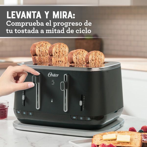 Tostadora Eléctrica 4 Rebanadas De Pan - Oster - Tsstta4540b-6