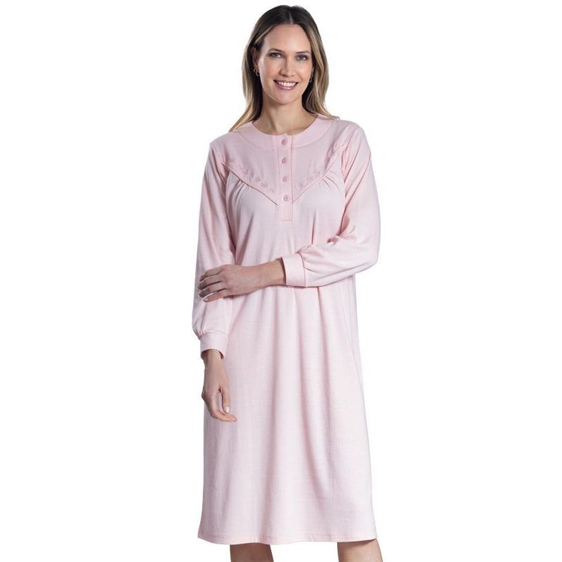 Camisa algodón acanalado estampado rosa Art 241111-0