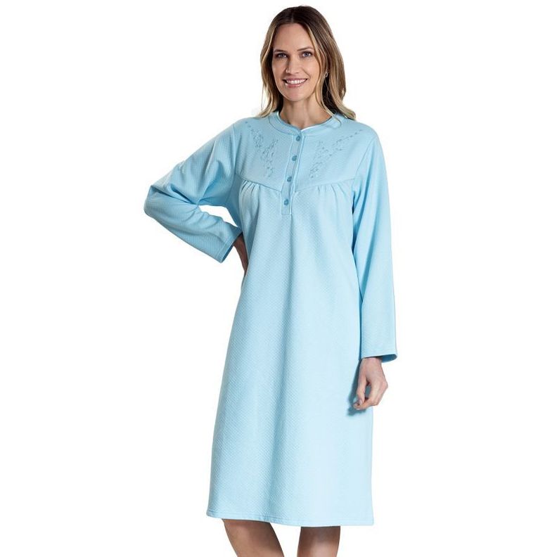 Camisa biscocho algodón con bordado turquesa  Art 241115-0