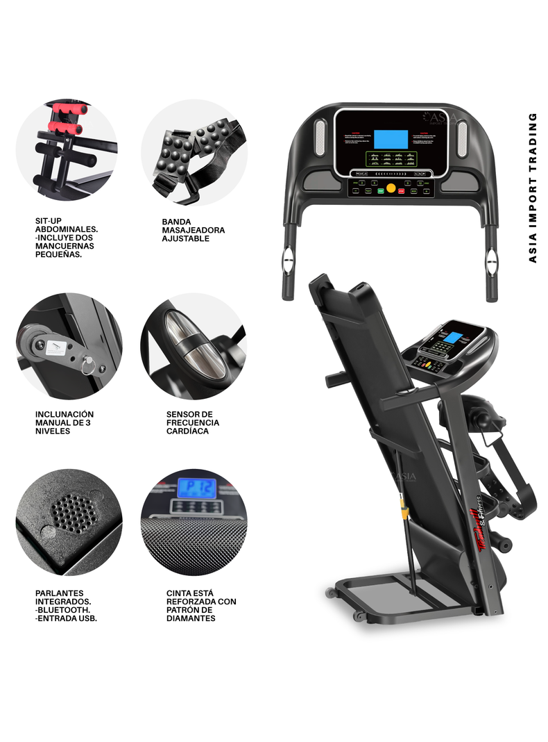 Trotadora Multifuncional Treadmill T900-1