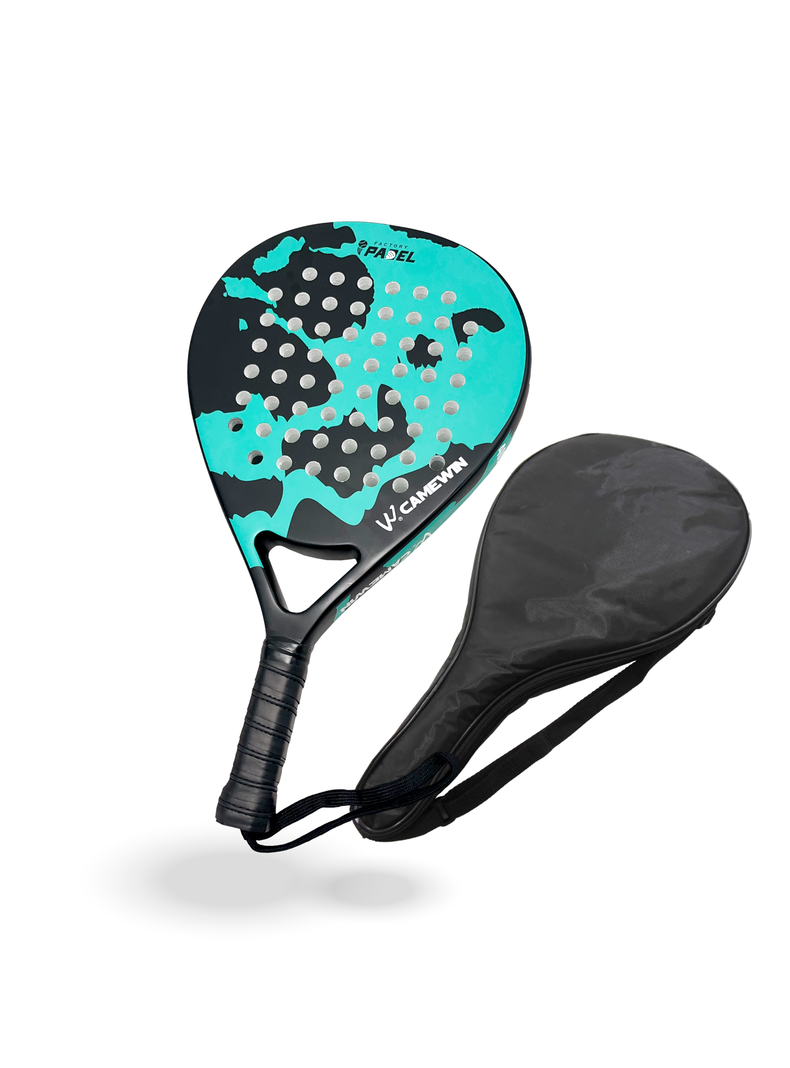 Pala de Padel 4018 Negra con Verde -0