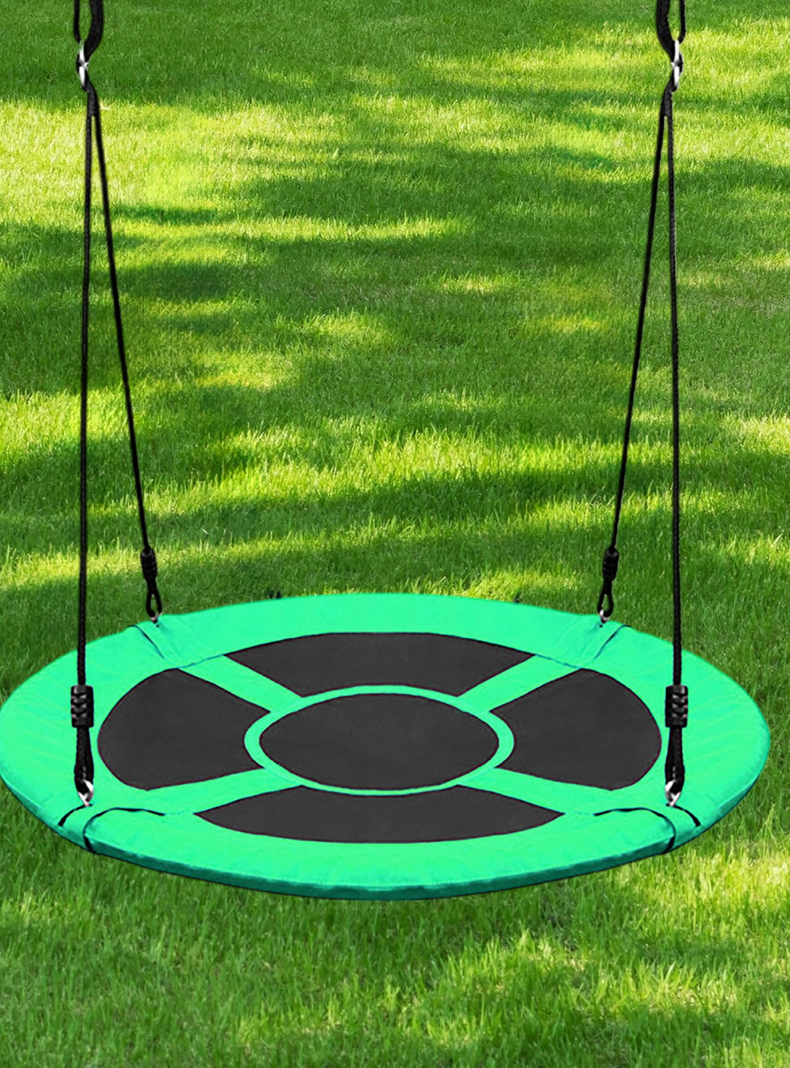 Columpio Hamaca Mecedora Circular de Árbol Verde PWRFitness-1