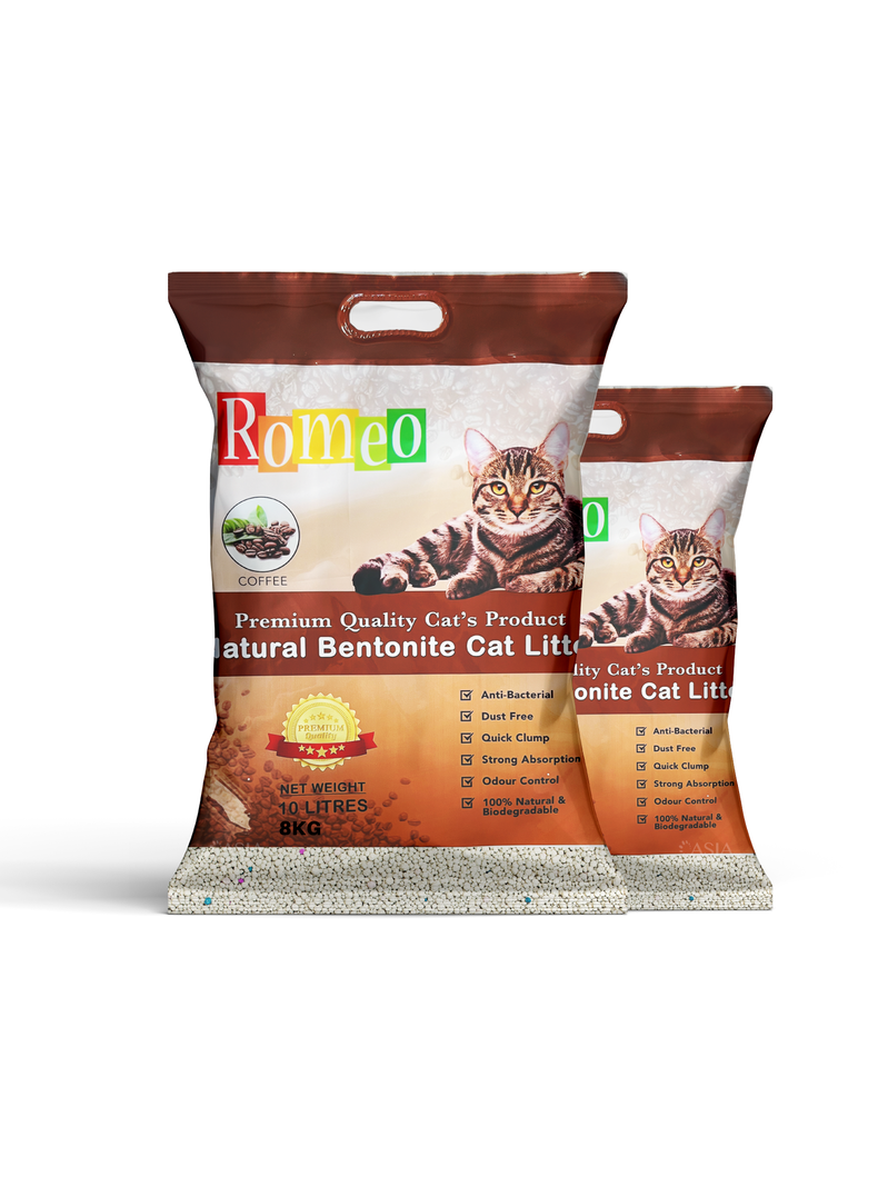 Arena Absorbente para gatos aroma Café 16k-0