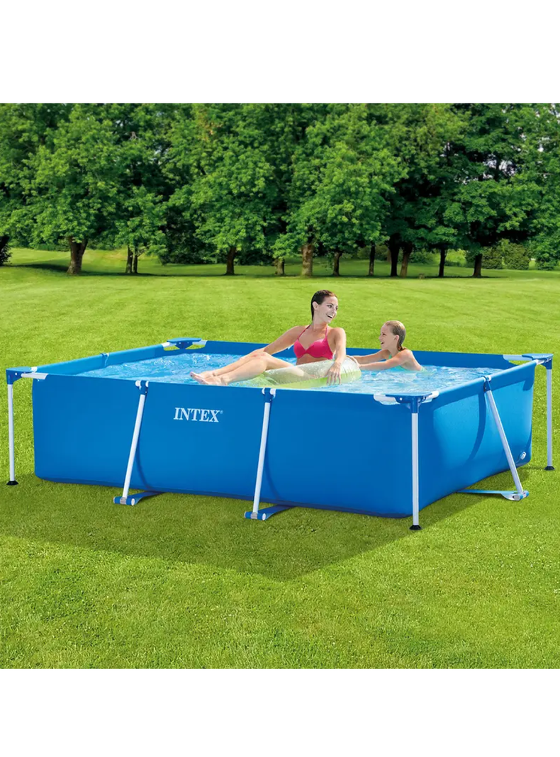 Piscina Estructural Rectangular Intex 2,2m x 1,5m x 0,60m 1.662 Lt-1