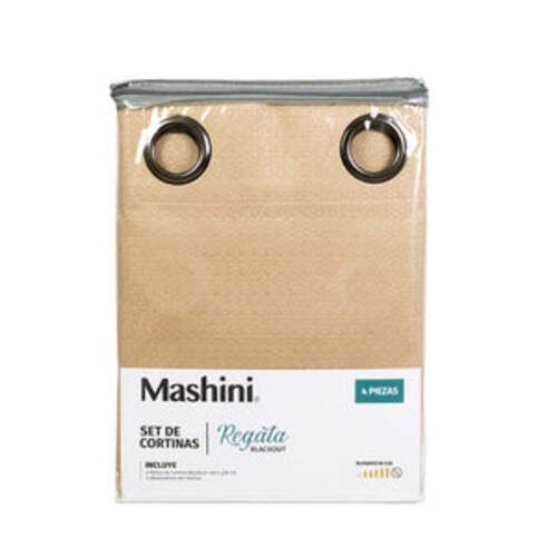Set de Cortinas Blackout Argolla Regata-3