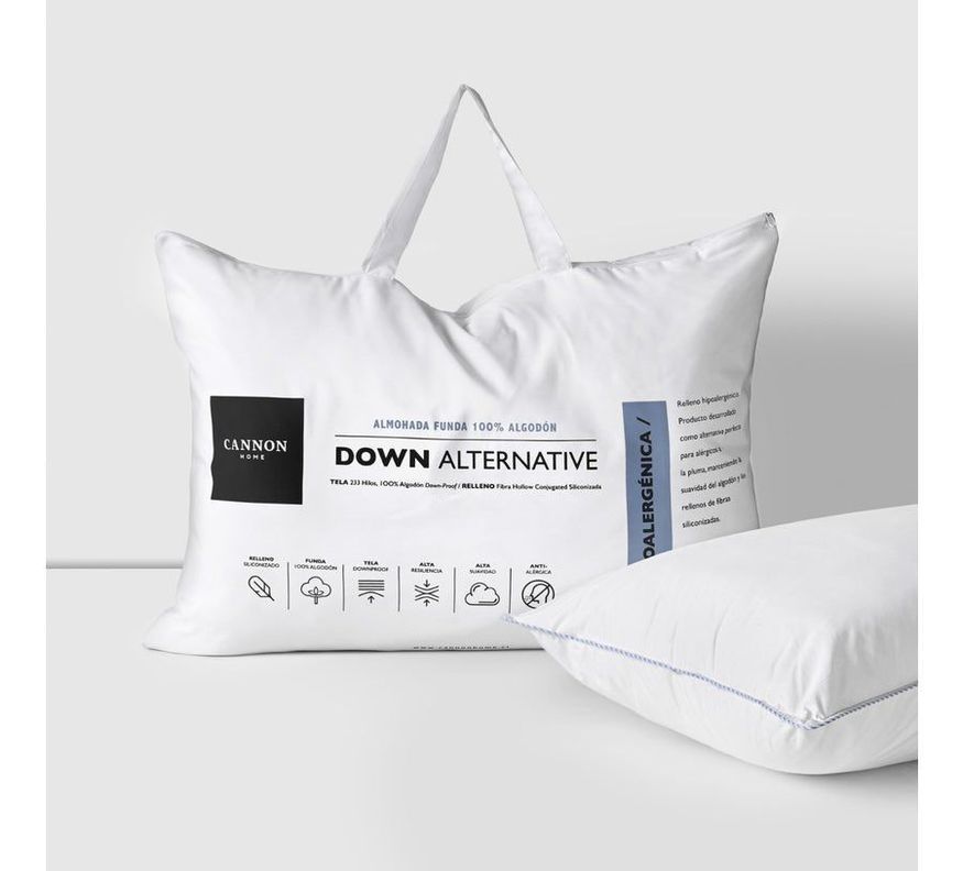 Almohada Cannon Home Down Alternative – Microfibra Ultra Suave-3