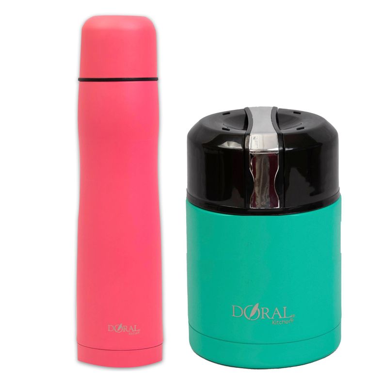 Pack Termos 600ml + Bala Hydrous 500ml Celeste-0