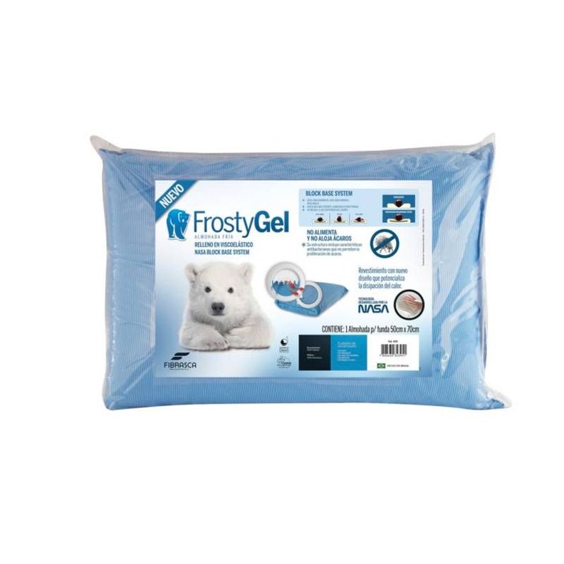 Almohada Viscoelástica Frostygel Fibrasca-0