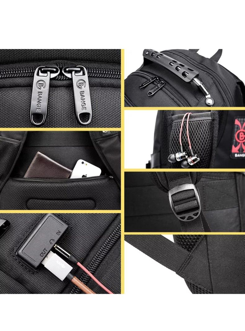 Mochila de Viaje Gran Capacidad 40L Bange-7