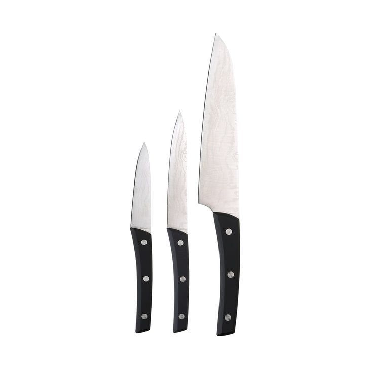 Set 3 Piezas Cuchillos Acero Inoxidable Damascus-1