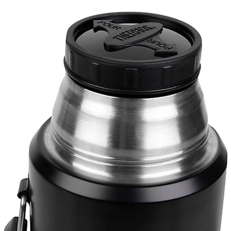 Termo Líquido Thermos King 2.0L Acero Inoxidable Negro-1