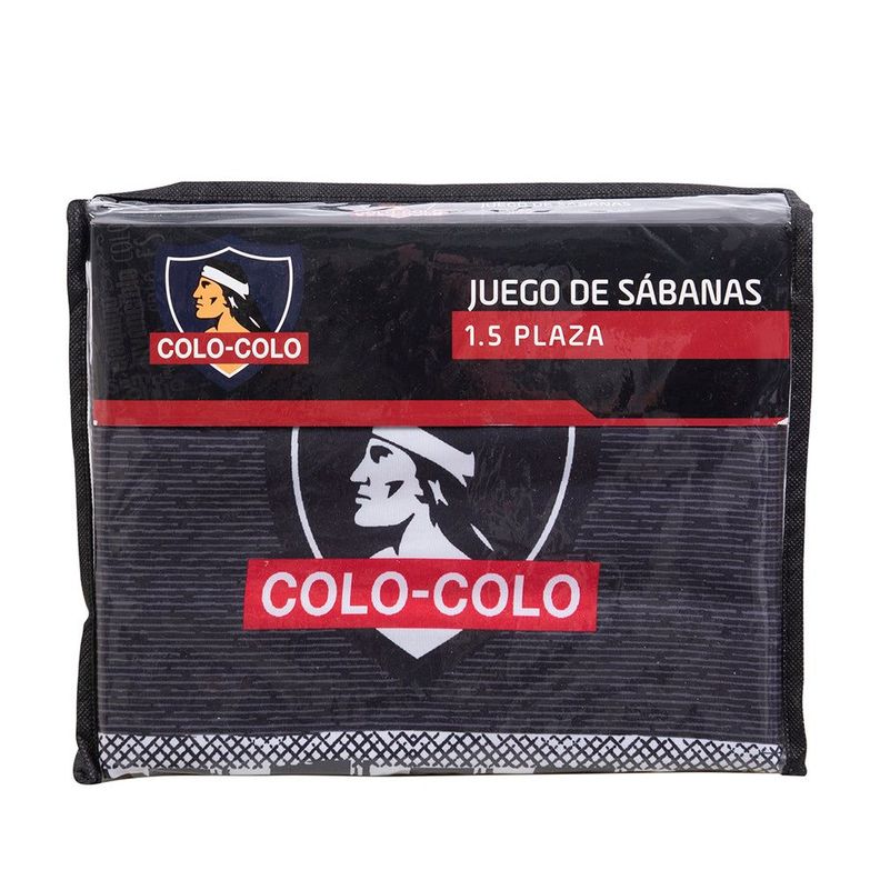 Sábana Infantil MF Single Colo-Colo Vidal Eterno-0