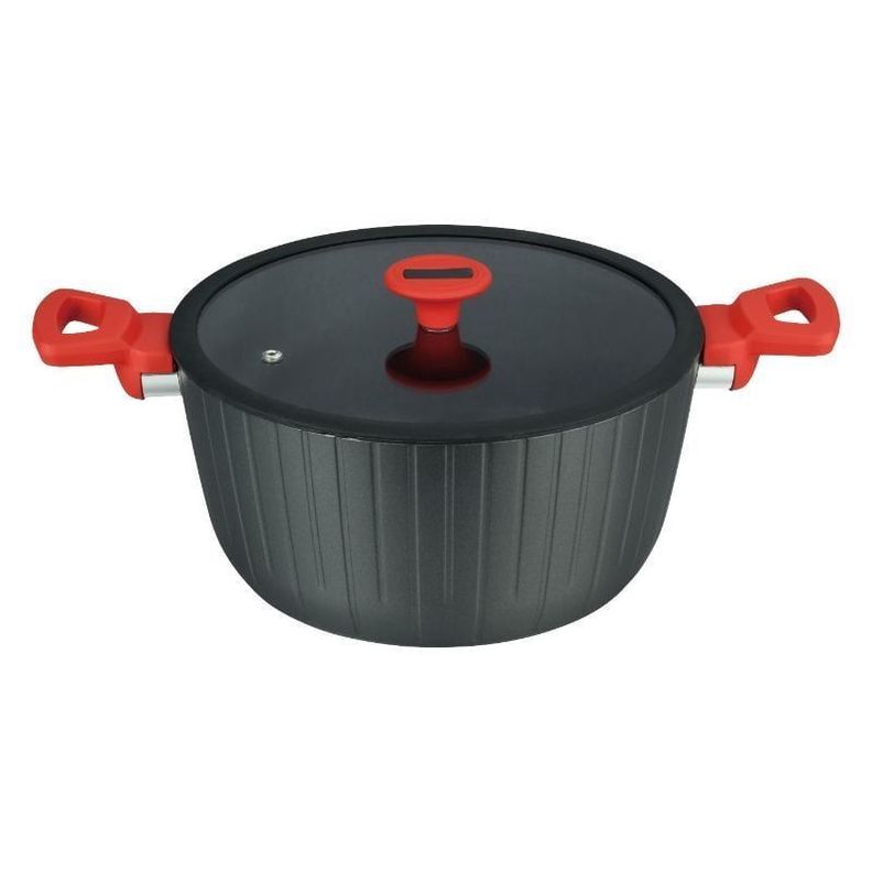 Olla Camden 24 cm Rojo-0