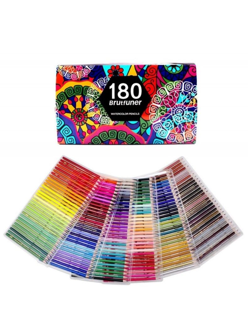 Lápices Acuarela 180 Colores Brutfuner-0