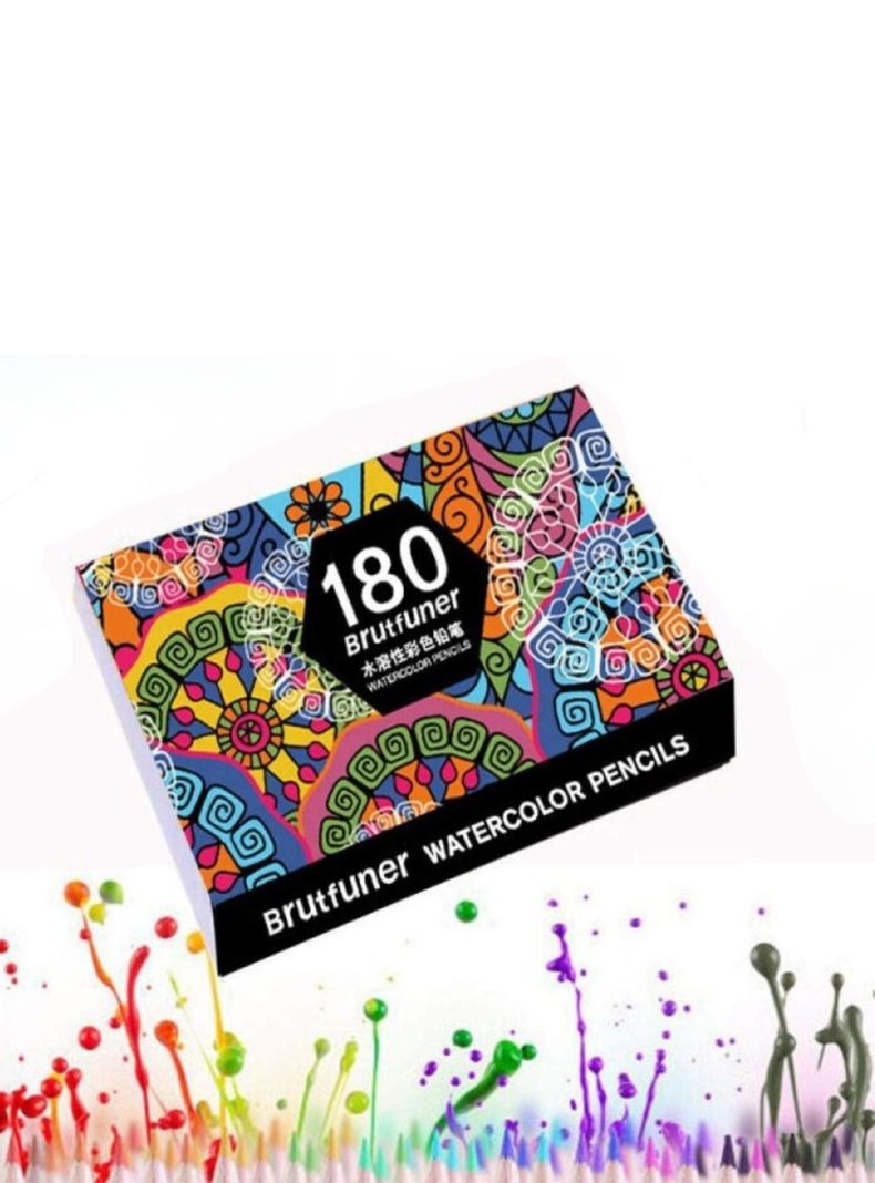 Lápices Acuarela 180 Colores Brutfuner-1