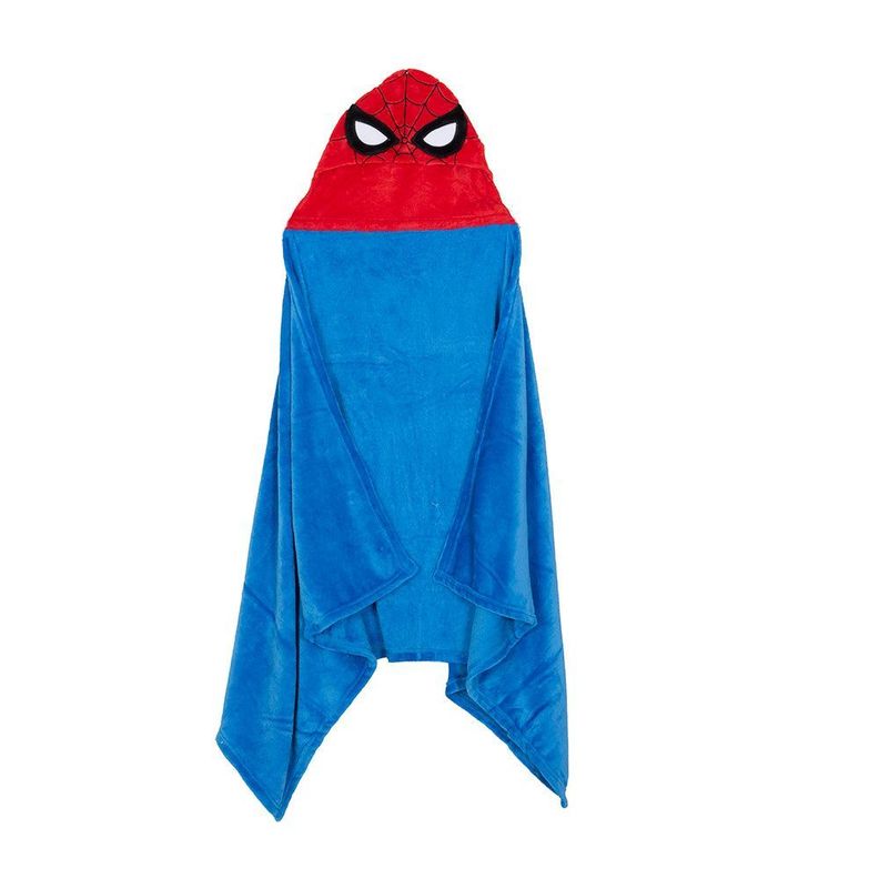Manta Infantil Capucha 3D Spiderman-2