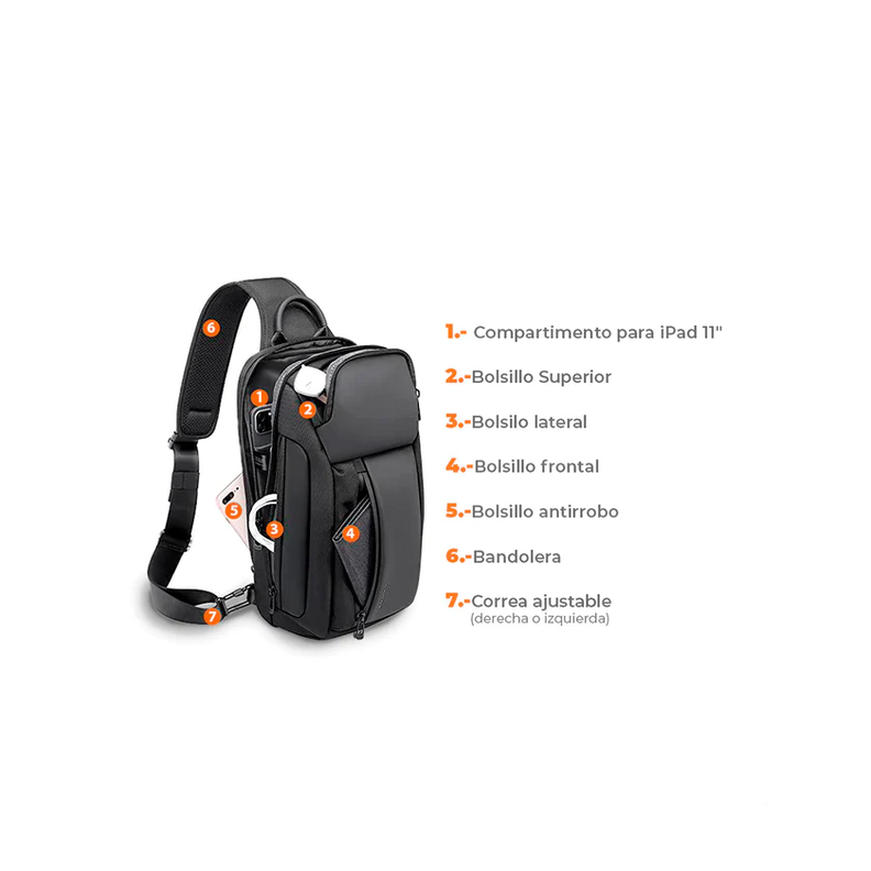 Bolso De Hombro Impermeable 8L Bange BG-7566-3