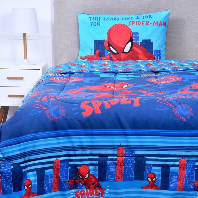 Plumón Microfibra Infantil 1.5 Plazas Spider Man-1