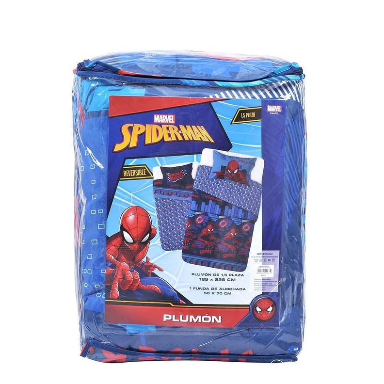Plumón Microfibra Infantil 1.5 Plazas Spider Man-4