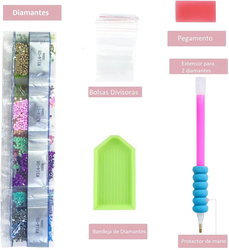 Kit Pintura de Diamante Leopardo-2