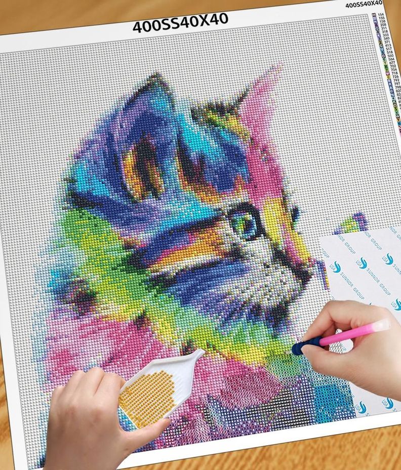 Kit Pintura de Diamante Leopardo-3