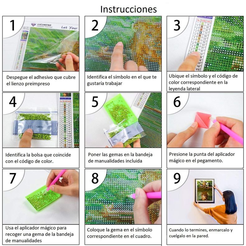 Kit Pintura de Diamante Leopardo-1