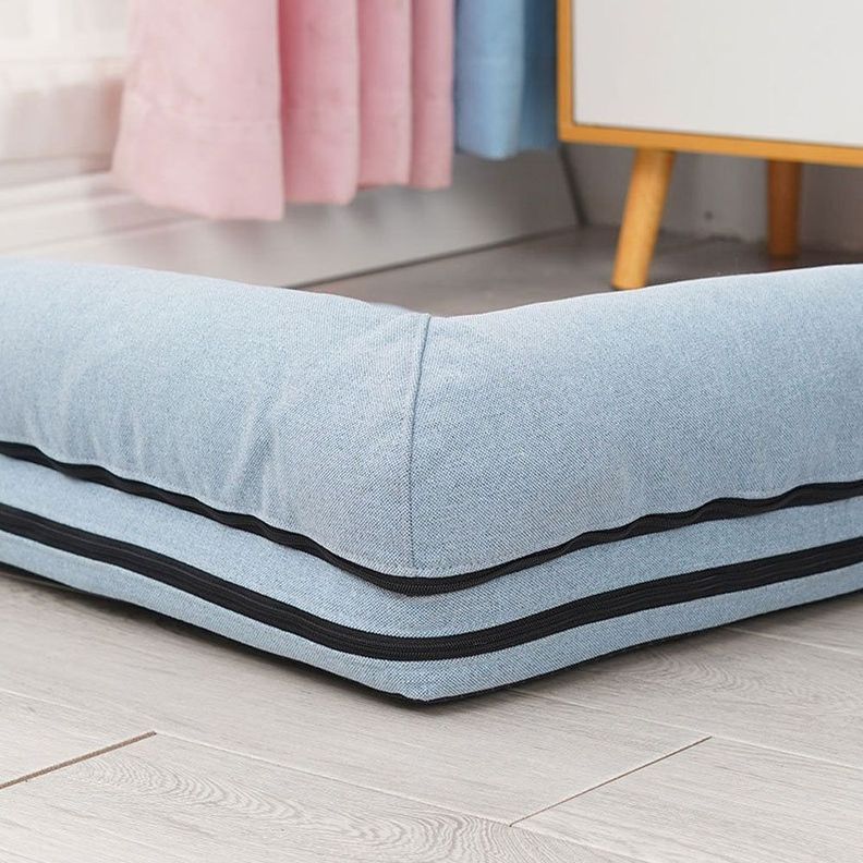 Cama Colchón Ortopédico para Perros 80x60cm Azul-3