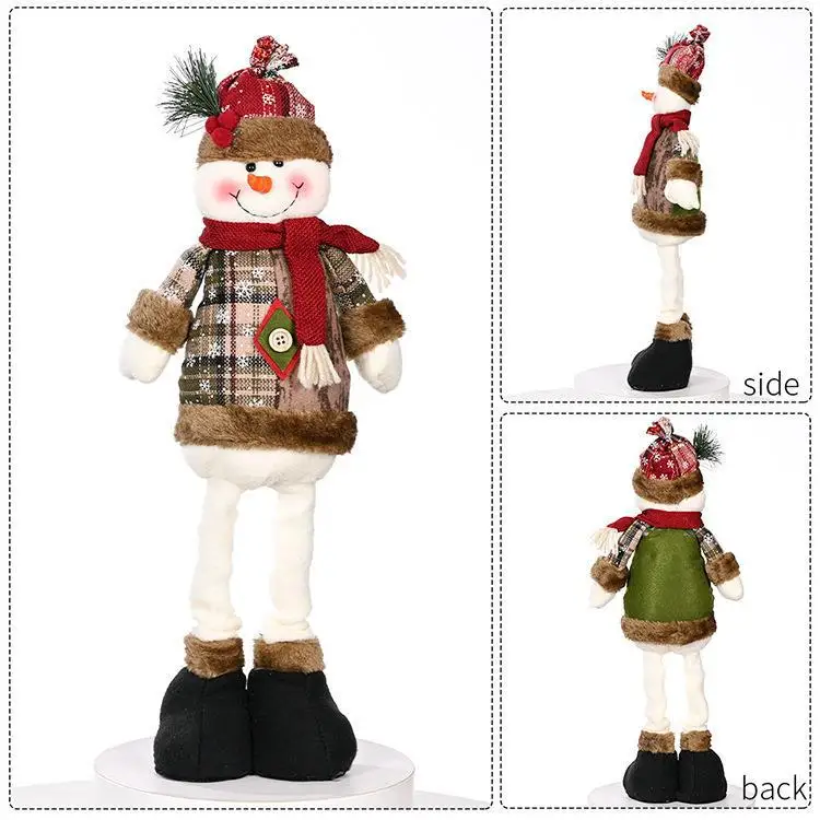 Muñecos de Navidad Extensibles Mono de nieve-2