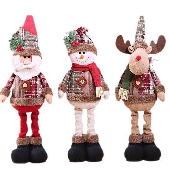 Muñecos de Navidad Extensibles Mono de nieve-3