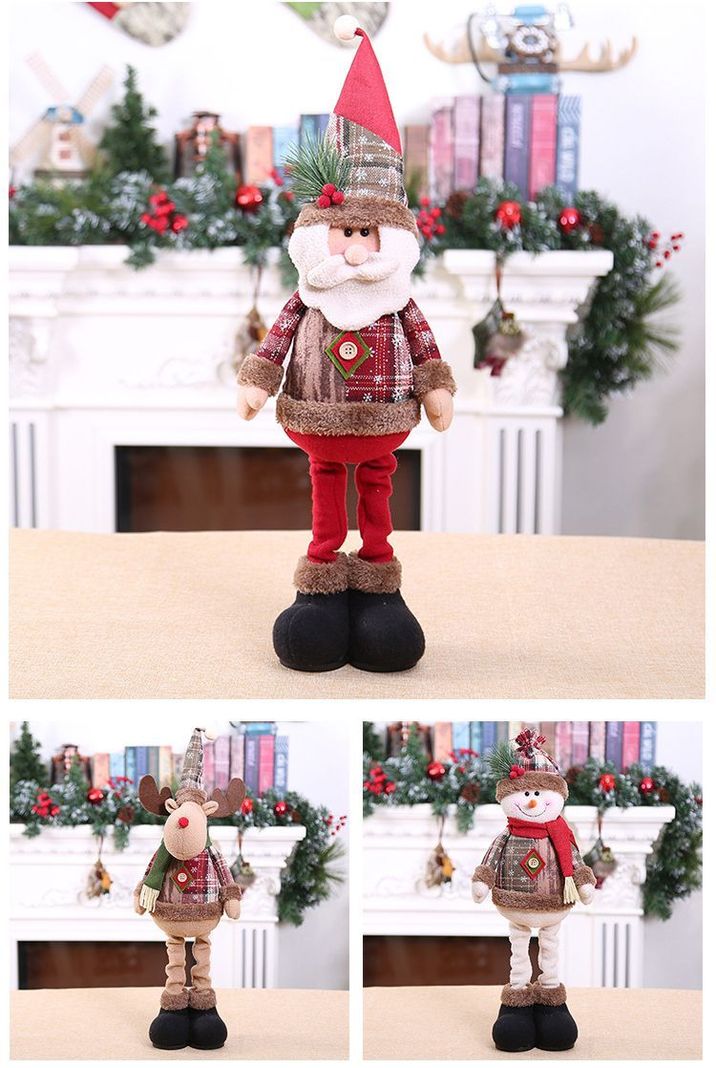 Muñecos de Navidad Extensibles Mono de nieve-5