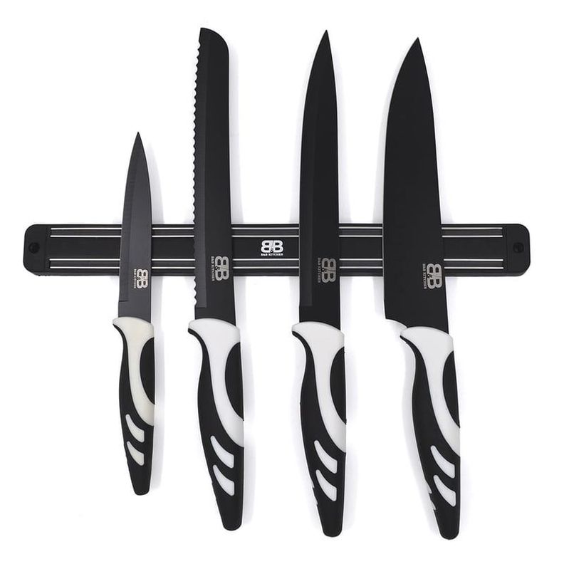 Set de 4 Cuchillos con Barra Magnética B&B Kitchen-0